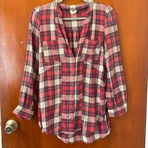 Anthropologie flannel